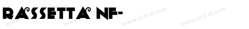 Rassetta NF字体转换